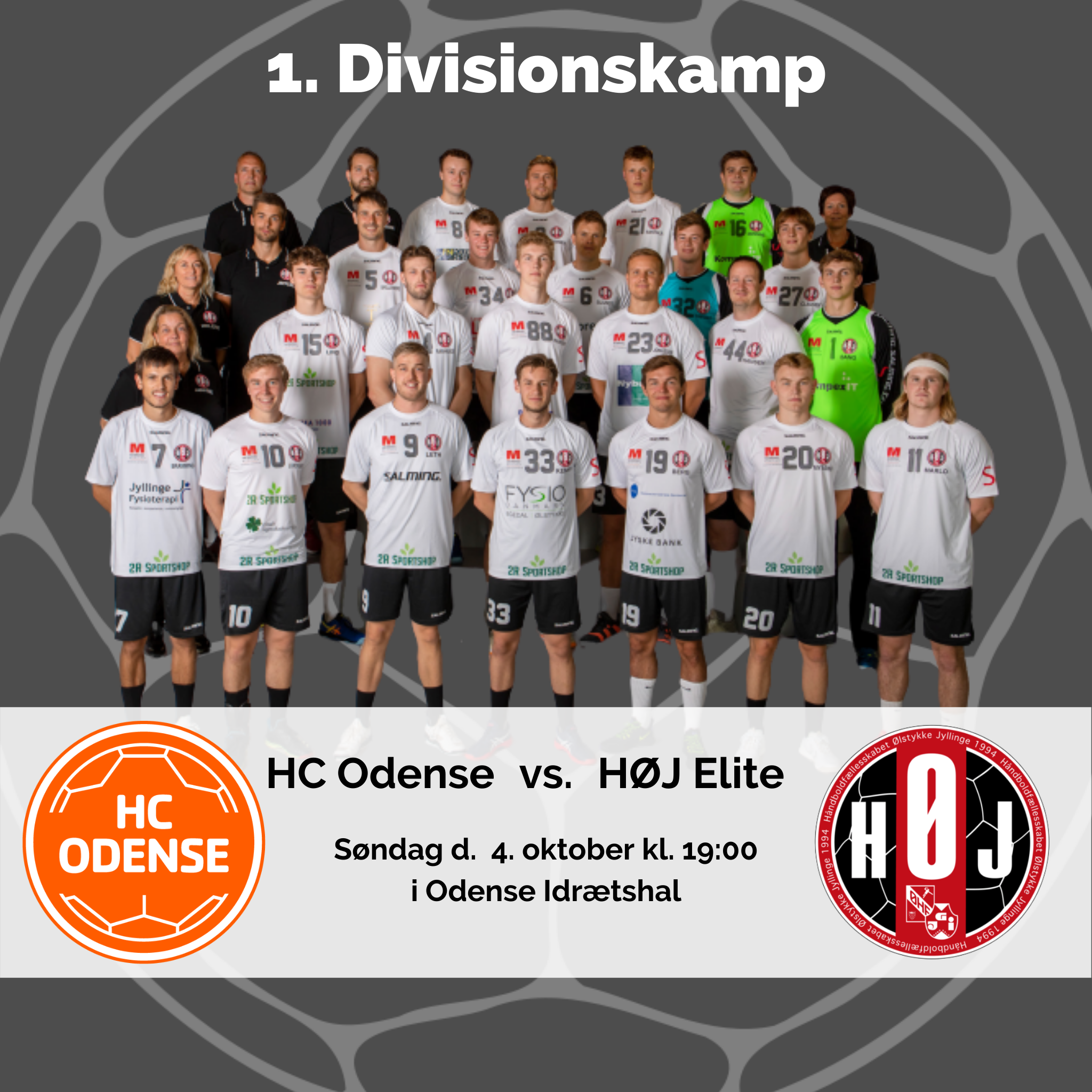 HC Odense vs. HØJ Elitehåndbold kampoptakt