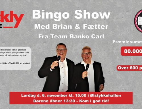 Kom til Brian & Fætter’s Bingo / Bankoshow den 6. November