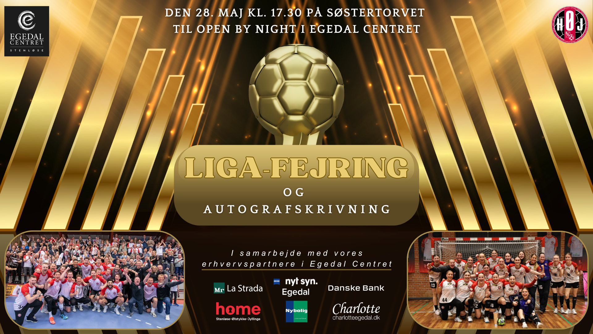 Ligafejring Egedal Centret og BC Catering